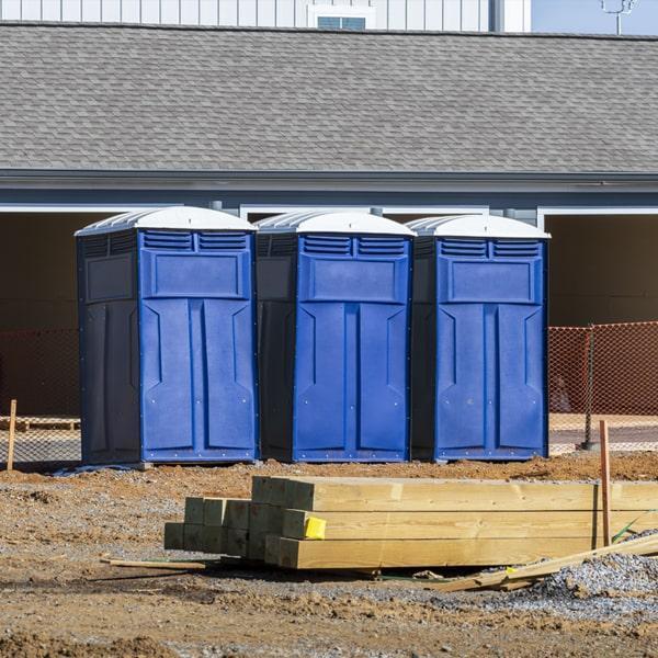 Heavy-duty construction site porta potty in Texarkana, Arkansas